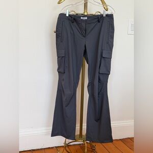 Miaou Charcoal Flare Cargo Pants